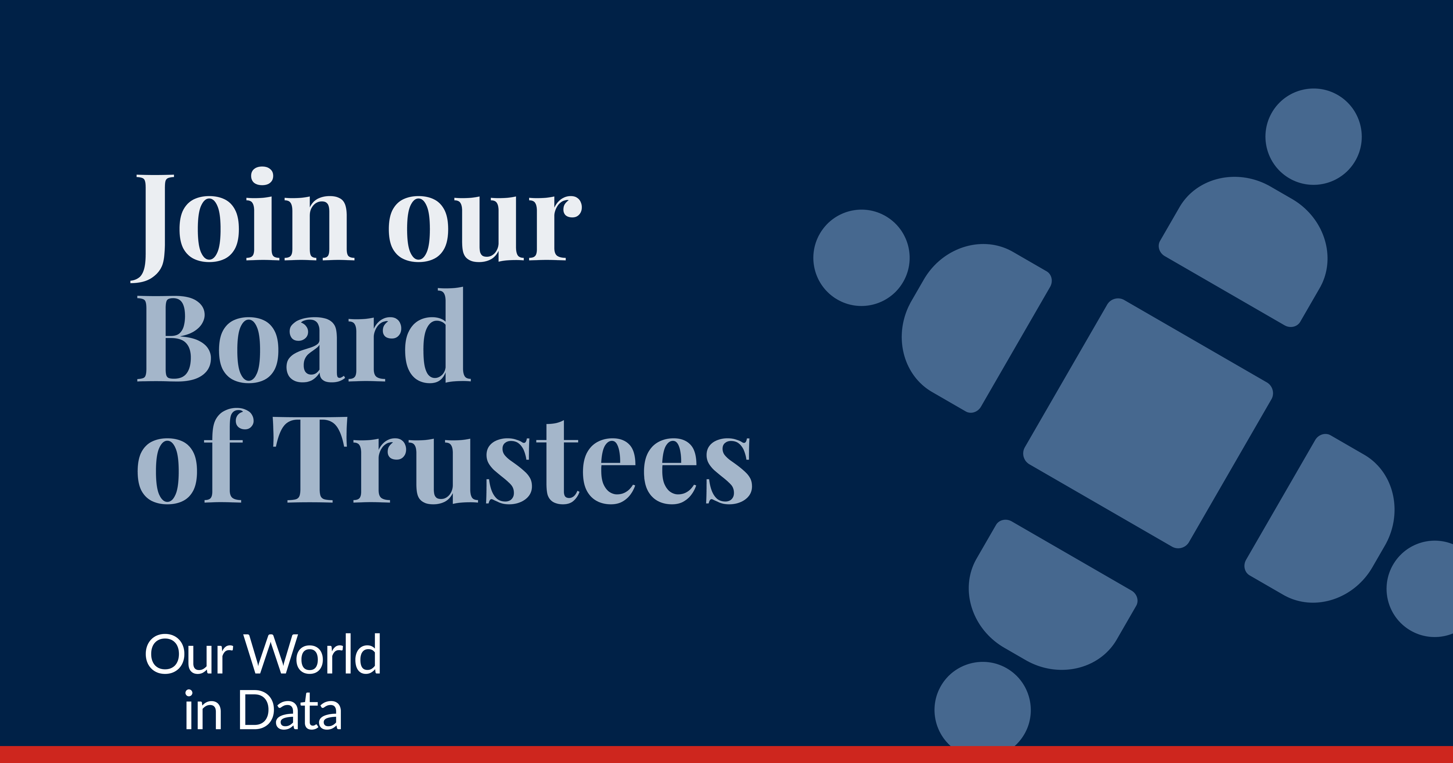 A thumbnail image showing an icon of a board of trustees around a table with 'join our board of trustees' in text.